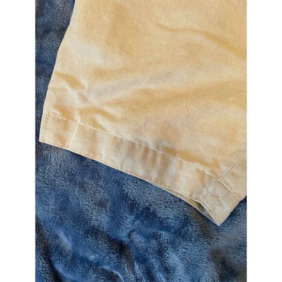 Dockers Men's Chino Shorts Size 38 Beige Linen Blend Casual Classic Fit - Picture 2 of 12